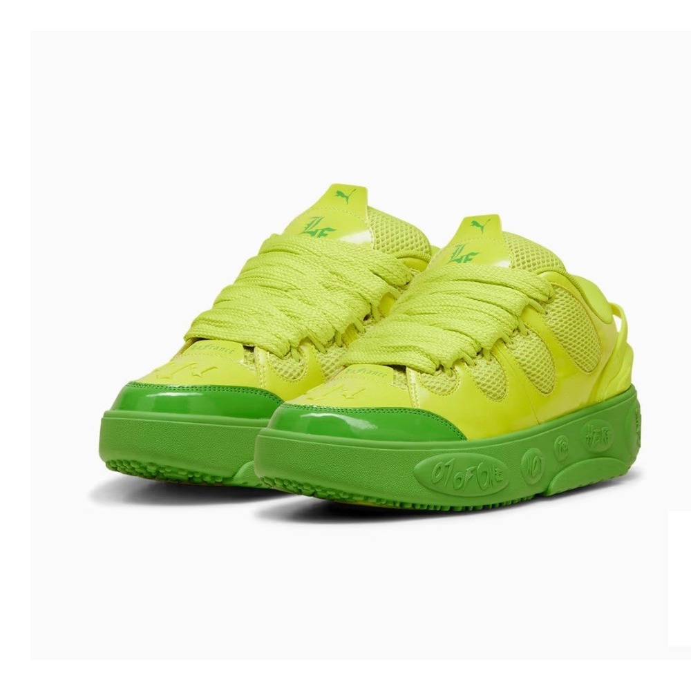 Puma La France Assist Color Puma Green-Lime Smash Sneaker Men 5.5